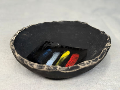 6 Napkin Rings and Bowl